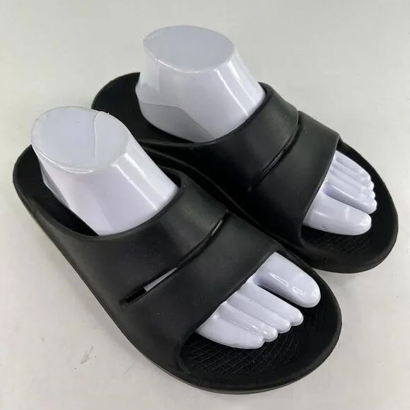 Oofos OOahh Men's Open Toe Slip On Slide US 8 Recovery Sandals Shoes