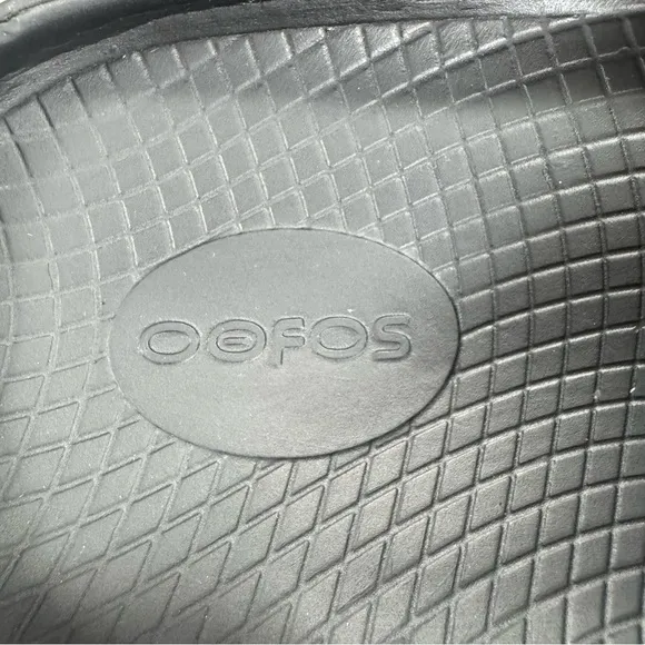 Oofos Ooclog Black Clog Recovery Comfort Mule Shoes Men Size 12 Women Size 14