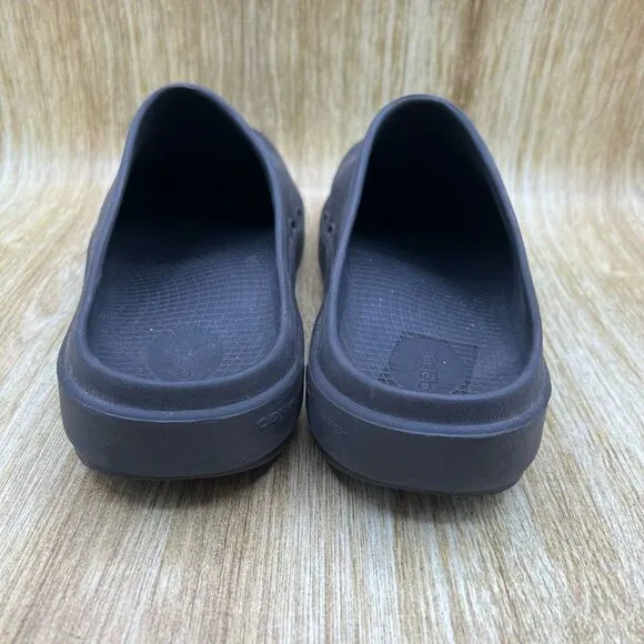 Oofos OOclog Slip On Men's Size 10 Black‎ Recovery Athletic Shoes Slides Comfort