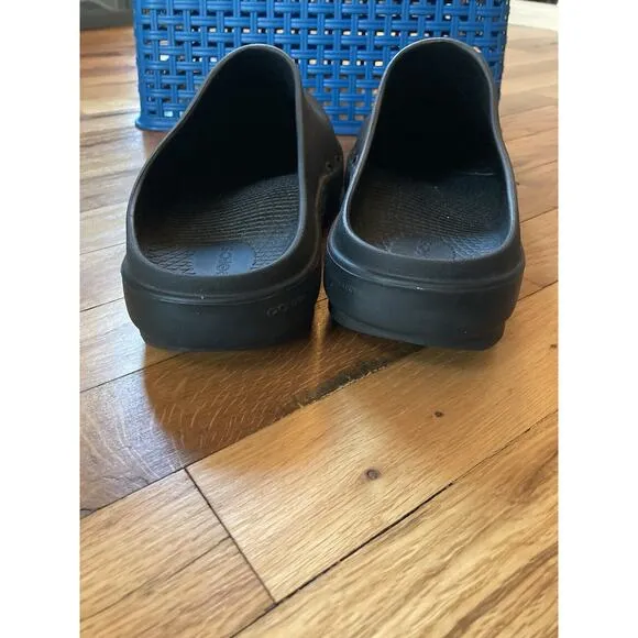Oofos Oogcloog Mens 8 Womens 10 Brown Slip On Comfort Recovery Sandals Shoes