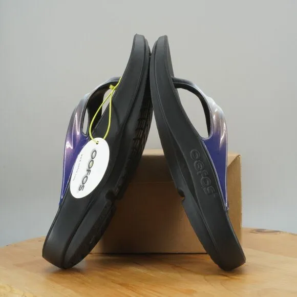 OOFOS OOLALA Luxe Womens Size 6 Sandals Calypso Thong Comfort Recovery NEW