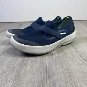 Oofos OOmg Eezee Low Men’s Blue Athletic Recovery Shoes Size US 14 Comfy K