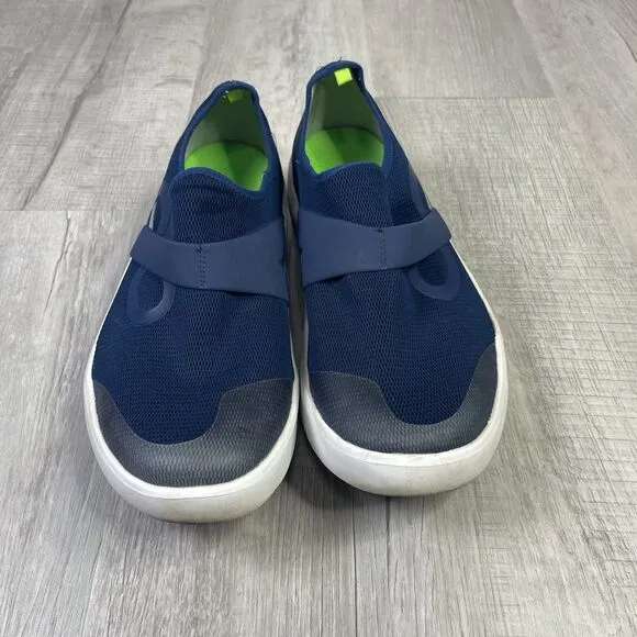Oofos OOmg Eezee Low Men’s Blue Athletic Recovery Shoes Size US 14 Comfy K