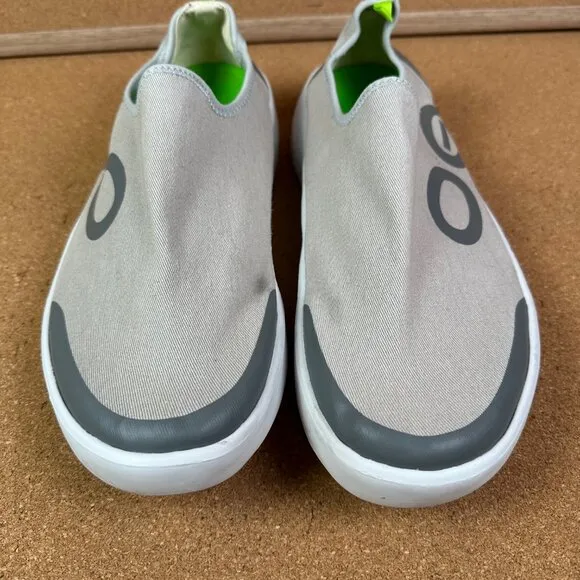 OOFOS OOmg eeZee Low Mens Size 11.5 Shoes Gray Low Top Recovery Comfort Shoe