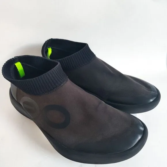 Oofos Oomg Eezee Low Mens Size 12 Black Recovery Athletic Shoes Slides Slip On