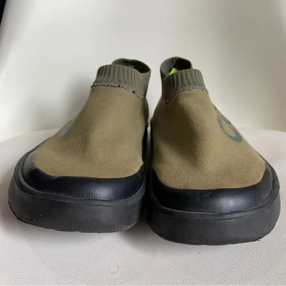 Oofos Oomg Eezee Low Mens Size 9.5 Green Recovery Athletic Shoes Slides Slip On
