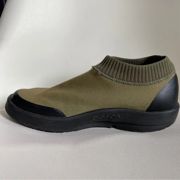 Oofos Oomg Eezee Low Mens Size 9.5 Green Recovery Athletic Shoes Slides Slip On