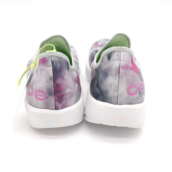 OOFOS OOMG Eezee Low (Womens Size‎ 5) Tie Dye Pink Recovery Slip On Shoes New