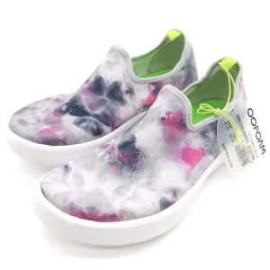 OOFOS OOMG Eezee Low (Womens Size‎ 5) Tie Dye Pink Recovery Slip On Shoes New