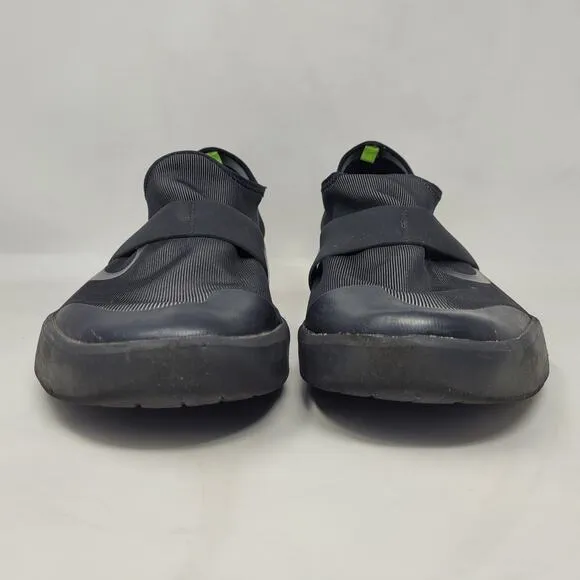 Oofos OOmg Fibre Low Shoes Mens 11 Black Recovery Slip On Comfort Mesh