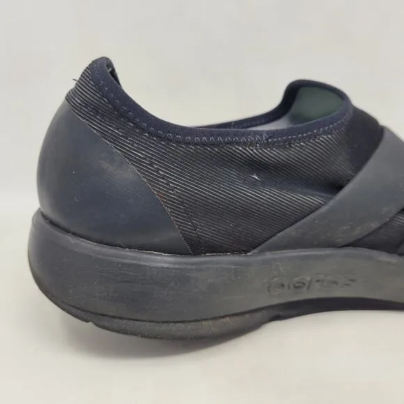 Oofos OOmg Fibre Low Shoes Mens 11 Black Recovery Slip On Comfort Mesh