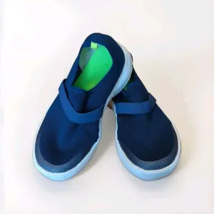 OOFOS OOmg Shoes Sneakers Womens 7 Blue Low Top Recovery Comfort