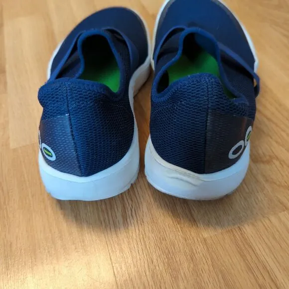 OOFOS OOmg Shoes Sneakers Womens 7 Blue Low Top Recovery Comfort