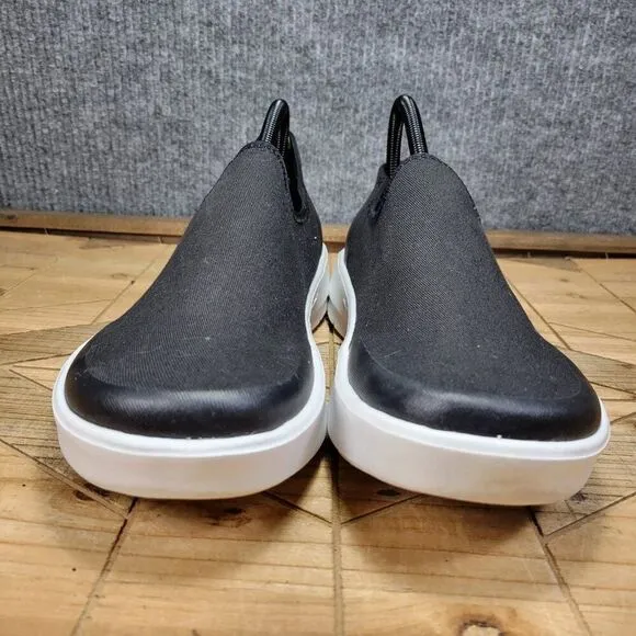 OOFOS Oomg Eezee Low Black Slip On Sneaker Recovery Comfort Walking Shoes W 12