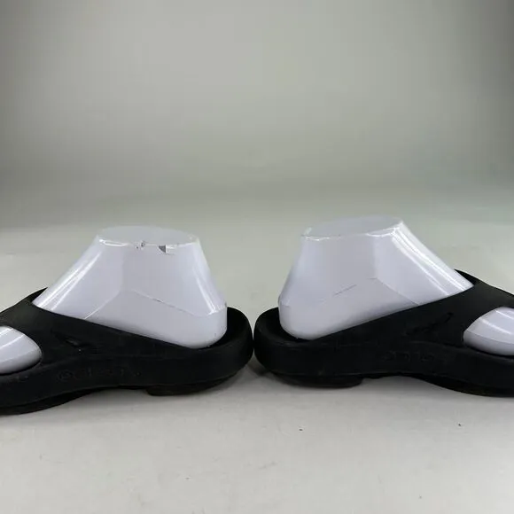 OOFOS Ooriginal Women's Recovery Sandal US 8 Black Flip-Flops Shoes