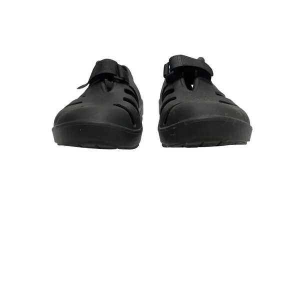 Oofos Ooxandoo Recovery Black Sandal Shoes