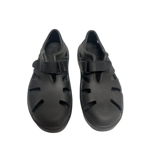 Oofos Ooxandoo Recovery Black Sandal Shoes