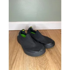 OOFOS Womens 6.5 OOMG Eezee Low Black Shoe Sneaker Recovery Comfort Running