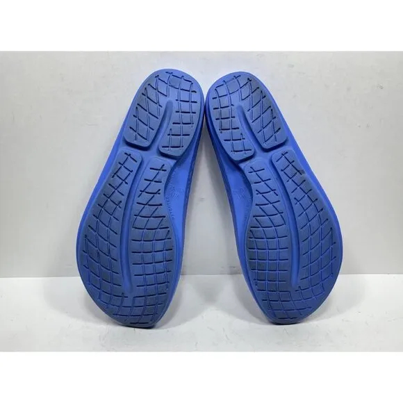 OOFOS Women's OOlala Sandal Blue Women's Size 11 Recovery Shoes Flip Flops