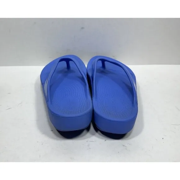 OOFOS Women's OOlala Sandal Blue Women's Size 11 Recovery Shoes Flip Flops