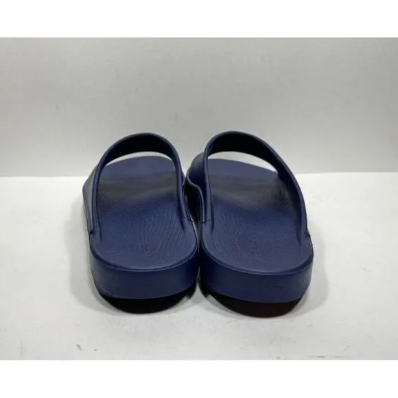 Oofos Ooahh Recovery Men’s Size 13 Blue Slide Comfort Sandal Shoes