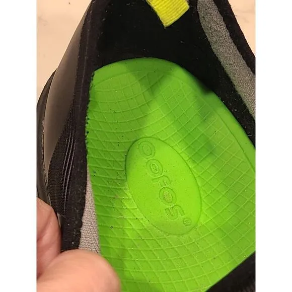 OOFOS OOmg Low Fibre Mesh Recovery Comfort Slip On Shoes Mens 12 Sneakers GUC