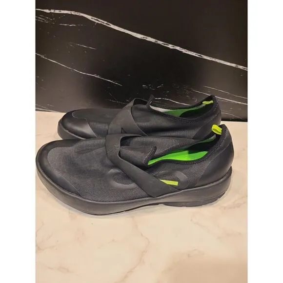 OOFOS OOmg Low Fibre Mesh Recovery Comfort Slip On Shoes Mens 12 Sneakers GUC