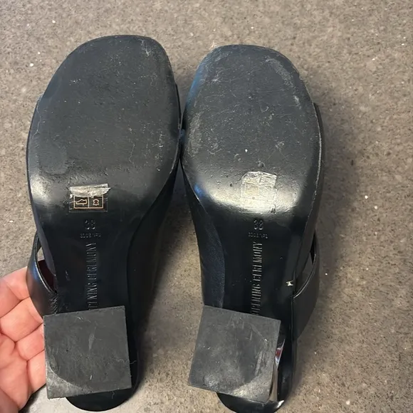 Opening Ceremony Women's Black Slide Sandals 7.5