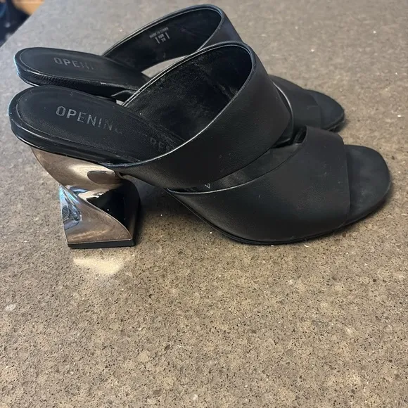 Opening Ceremony Women's Black Slide Sandals 7.5
