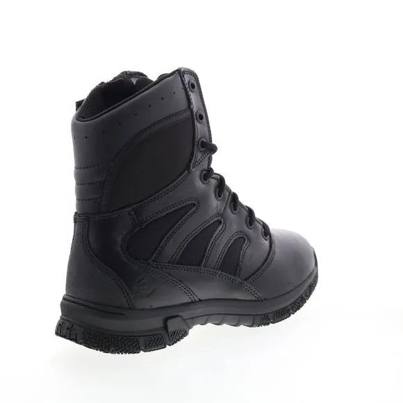 Original Swat Mens Force 8&quot; Side-Zip EN Black Boots (NWT)