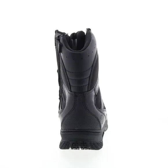 Original Swat Mens Force 8&quot; Side-Zip EN Black Boots (NWT)