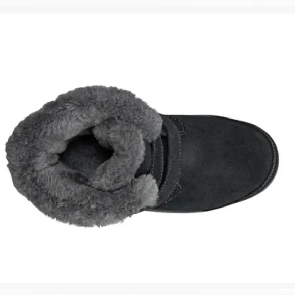 Orthofeel -NWT women’s Florence black suede leather ankle boots Sherpa lined 9 W