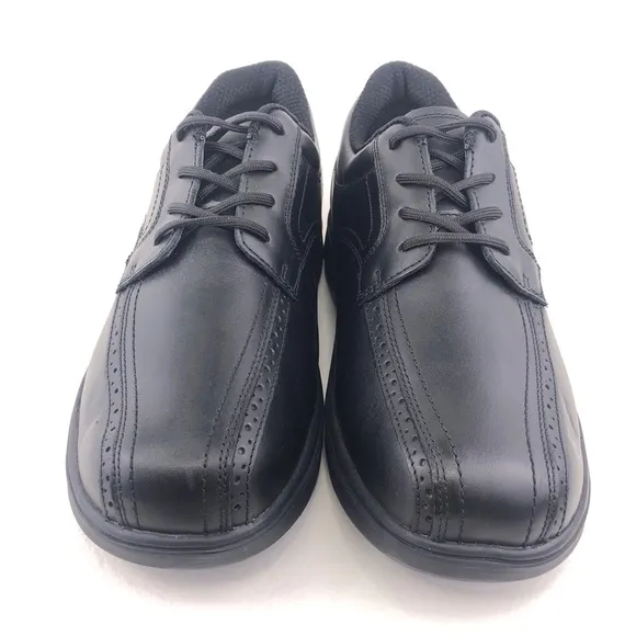 Orthofeet 465 Gramercy Black Leather Oxfords 8.5 EEEE Wide