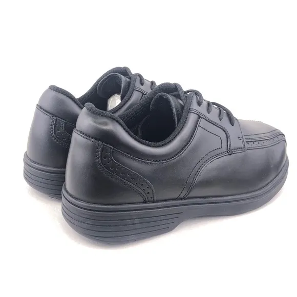 Orthofeet 465 Gramercy Black Leather Oxfords 8.5 EEEE Wide
