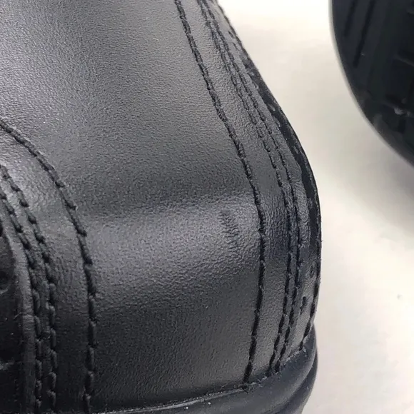 Orthofeet 465 Gramercy Black Leather Oxfords 8.5 EEEE Wide