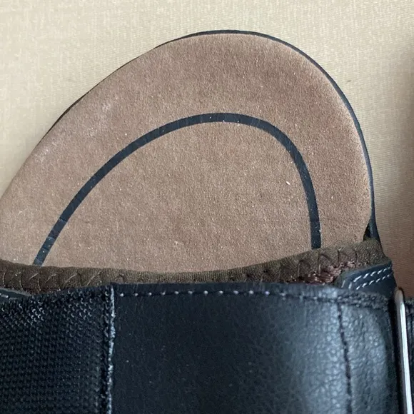 Orthofeet Brown Leather Cambria Sandals Men's 11 2E Wide Shoes Double Strap #561