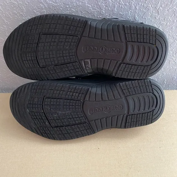 Orthofeet Brown Leather Cambria Sandals Men's 11 2E Wide Shoes Double Strap #561