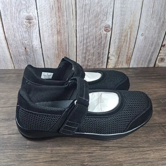 Orthofeet Chattanooga Mary Jane Sandals Women's Sz 9 Xtra Wide Black (NIB)