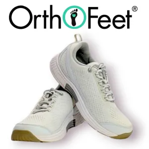 Orthofeet Coral Sneaker White Women 6.5 B