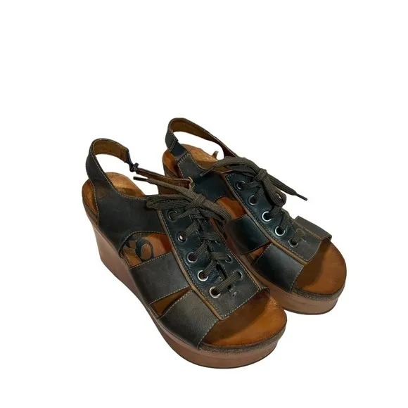 OTBT WOMENS’S Lace Up Platform Sandals Size 10