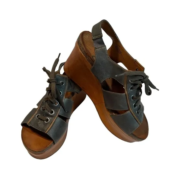 OTBT WOMENS’S Lace Up Platform Sandals Size 10
