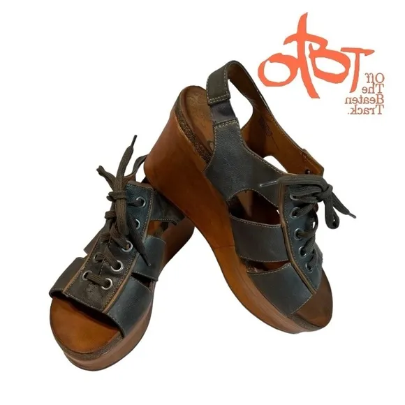 OTBT WOMENS’S Lace Up Platform Sandals Size 10
