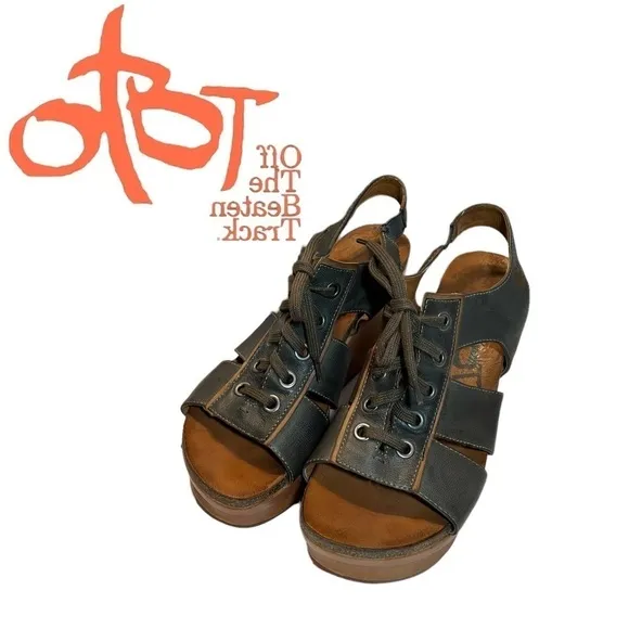 OTBT WOMENS’S Lace Up Platform Sandals Size 10