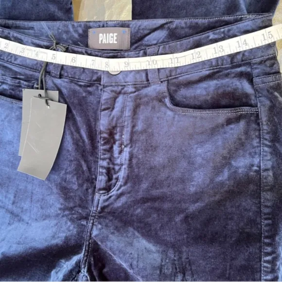 Paige - Women's Size 28 Velvet Blue Jeans 5-Pocket Stretch Straight Leg Cindy