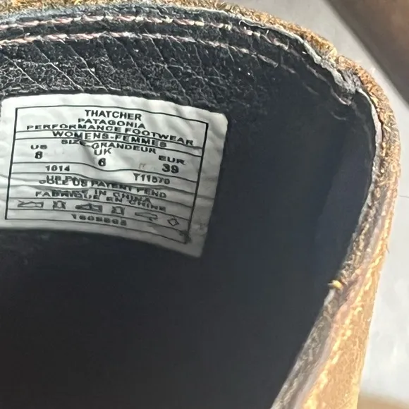 Patagonia Better Clog Leather Slip on Shoes 8