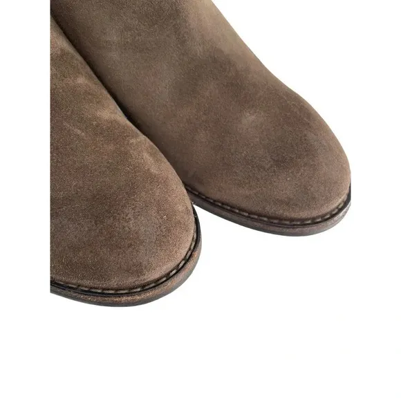 Paul Green Nubuck Sheridan Chocolate Brown Suede Ankle Booties Size UK 7 US 9.5