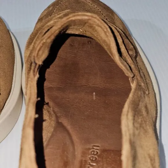 Paul Green Sadie Loafer Slip On Toffee Brown Suede Leather UK Size 7.5 US 10