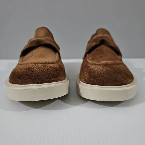 Paul Green Sadie Loafer Slip On Toffee Brown Suede Leather UK Size 7.5 US 10