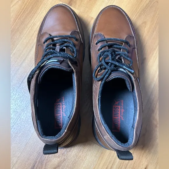 Pikolinos Brown Leather Oxfords with Comfort Sole