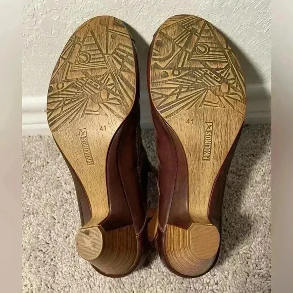 PIKOLINOS Cuero Open Toe Heeled Sandals NWT Womens Size EU 41